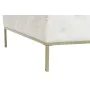 Banqueta DKD Home Decor Blanco Dorado Metal 100 x 100 x 45 cm de DKD Home Decor, Sillas - Ref: S3044384, Precio: 148,64 €, De...