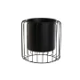 Planter DKD Home Decor Black Metal 26 x 26 x 26 cm by DKD Home Decor, Cachepots - Ref: S3044401, Price: 21,96 €, Discount: %