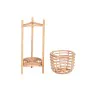 Blumentopf DKD Home Decor 25 x 25 x 70 cm natürlich Rattan Bali von DKD Home Decor, Übertöpfe - Ref: S3044403, Preis: 57,38 €...