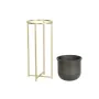 Conjunto de vasos DKD Home Decor 28,5 x 28,5 x 65,5 cm 28 x 28 x 65 cm Preto Dourado Metal de DKD Home Decor, Vasos - Ref: S3...