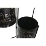 Cache-pot DKD Home Decor Noir Doré Métal Visage 22 x 22 x 93 cm de DKD Home Decor, Cache-pots - Réf : S3044434, Prix : 47,21 ...