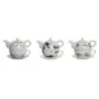 Tea Set DKD Home Decor Blue White 750 ml Dolomite (3 Units) by DKD Home Decor, Tea and coffee sets - Ref: S3044560, Price: 31...