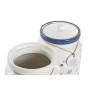 Barattolo DKD Home Decor Azzurro 15 x 15 x 21 cm Bianco Dolomite (2 Unità) di DKD Home Decor, Conservazione di alimenti - Rif...