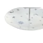 Fruteira DKD Home Decor 27 x 27 x 34 cm Porcelana Azul Metal Branco de DKD Home Decor, Travessas e taças - Ref: S3044599, Pre...