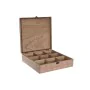 Teebox DKD Home Decor Kristall Rosa Metall Weiß 24 x 24 x 7 cm 3 Stücke Holz MDF von DKD Home Decor, Aufbewahrungsbox für Tee...