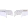 Tovaglia e tovaglioli DKD Home Decor 150 x 250 x 0,5 cm Azzurro Marrone Bianco (2 Unità) di DKD Home Decor, Tovaglie - Rif: S...