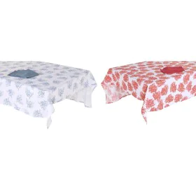 Tablecloth and napkins DKD Home Decor 150 x 250 x 0,5 cm Blue Fuchsia White (2 Units) by DKD Home Decor, Tablecloths - Ref: S...