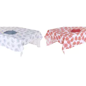 Tablecloth and napkins DKD Home Decor 150 x 250 x 0,5 cm Blue Fuchsia White (2 Units) by DKD Home Decor, Tablecloths - Ref: S...