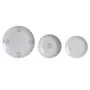 Conjunto de Louça DKD Home Decor Branco Cor de Rosa Porcelana Scandi 18 Peças 27 x 27 x 3 cm de DKD Home Decor, Louças combin...