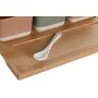 Set de Aperitivo DKD Home Decor 26 x 9 x 4 cm Porcelana Multicolor Bambú 8 Piezas Escandinavo de DKD Home Decor, Platos y fue...