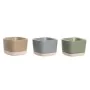 Ensemble à apértif DKD Home Decor 21,6 x 15 x 1,5 cm Porcelaine Multicouleur Bambou Scandinave de DKD Home Decor, Plats et pl...