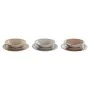 Assietes DKD Home Decor Marron Gris Grès 18 Pièces 26,5 x 26,5 x 3 cm de DKD Home Decor, Services complets - Réf : S3044732, ...