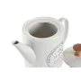 Teapot DKD Home Decor White Stoneware 1 L by DKD Home Decor, Tea and coffee sets - Ref: S3044750, Price: 15,63 €, Discount: %