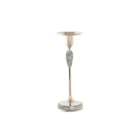 Castiçais DKD Home Decor Prateado Acrílico Alumínio 12 x 12 x 36 cm de DKD Home Decor, Candelabros e suportes para velas - Re...