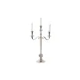 Candelabro DKD Home Decor 30 x 12 x 46 cm Argentato Alluminio Cromato di DKD Home Decor, Candelieri e portacandele - Rif: S30...