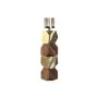 Bougeoir DKD Home Decor Marron Doré Aluminium Verre Bois de manguier 10 x 10 x 51,5 cm de DKD Home Decor, Bougeoirs et chande...