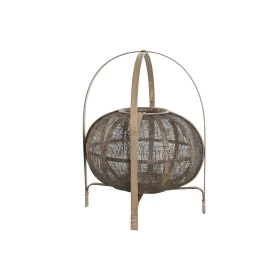 Castiçais DKD Home Decor Castanho Natural Bambu 35 x 35 x 47 cm de DKD Home Decor, Candelabros e suportes para velas - Ref: S...