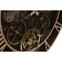 Orologio da Parete DKD Home Decor Aereo Cristallo Dorato Ferro Marrone scuro (52 x 5 x 52 cm) di DKD Home Decor, Orologi da p...