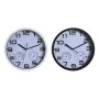 Orologio da Parete DKD Home Decor 25,5 x 4 x 25,5 cm Nero Bianco polistirene (2 Unità) di DKD Home Decor, Orologi da parete -...