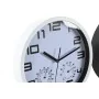 Orologio da Parete DKD Home Decor 25,5 x 4 x 25,5 cm Nero Bianco polistirene (2 Unità) di DKD Home Decor, Orologi da parete -...