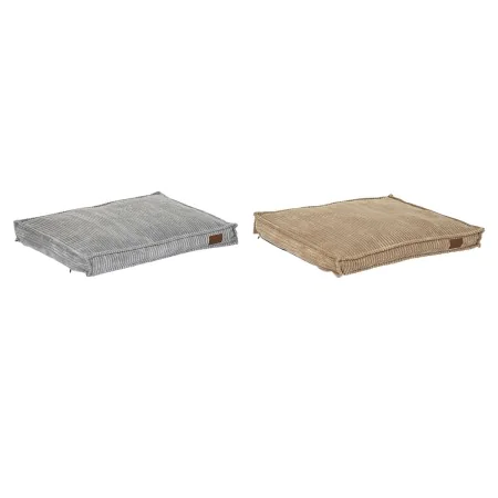 Pet bed DKD Home Decor 70 x 57 x 10 cm Grey Camel 2 Units by DKD Home Decor, Beds - Ref: S3044982, Price: 34,28 €, Discount: %