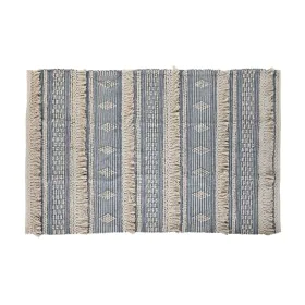 Teppich DKD Home Decor 180 x 120 x 2 cm Blau Baumwolle Weiß Boho von DKD Home Decor, Teppiche - Ref: S3044999, Preis: 71,21 €...