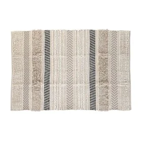 Carpet DKD Home Decor 180 x 120 x 1 cm Black Beige Cotton Boho by DKD Home Decor, Rugs - Ref: S3045002, Price: 81,40 €, Disco...