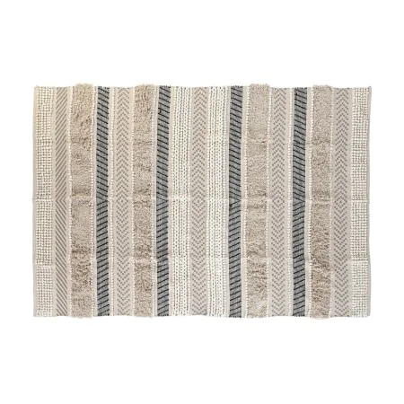 Carpet DKD Home Decor 230 x 160 x 1 cm Black Beige Cotton Boho by DKD Home Decor, Rugs - Ref: S3045003, Price: 113,14 €, Disc...