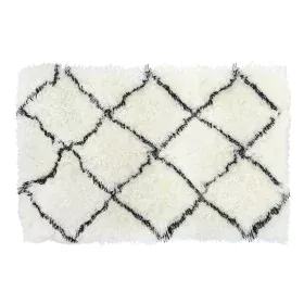 Carpet DKD Home Decor 120 x 180 x 5 cm Polyester White Rhombus by DKD Home Decor, Rugs - Ref: S3045029, Price: 75,29 €, Disco...