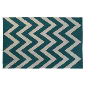 Carpet DKD Home Decor Polyester Zigzag Bicoloured 120 x 180 x 2 cm by DKD Home Decor, Rugs - Ref: S3045038, Price: 135,79 €, ...