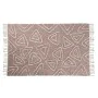 Tapis DKD Home Decor Rose Terre cuite Blanc Frange Urbaine (120 x 180 x 1 cm) de DKD Home Decor, Tapis - Réf : S3045054, Prix...