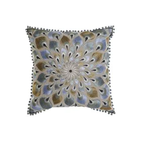 Cojín DKD Home Decor Beige Azul (60 x 20 x 60 cm) de DKD Home Decor, Cojines - Ref: S3045063, Precio: 39,03 €, Descuento: %