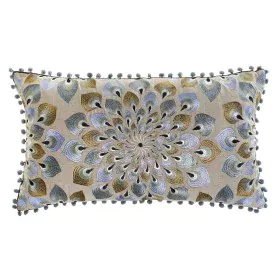 Coussin DKD Home Decor Bleu Beige 36 x 15 x 60 cm de DKD Home Decor, Coussins - Réf : S3045065, Prix : 24,42 €, Remise : %