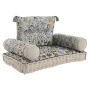 Garden sofa DKD Home Decor Blue Beige 90 x 55 x 18 cm by DKD Home Decor, Armchairs - Ref: S3045067, Price: 147,16 €, Discount: %