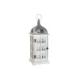 Lantern DKD Home Decor Aged finish White Grey Wood Crystal Mediterranean 19 x 19 x 51 cm by DKD Home Decor, Candelabras and c...