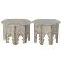 Jeu de 2 tables DKD Home Decor Naturel 75 x 75 x 45 cm 70 x 70 x 46 cm de DKD Home Decor, Tables - Réf : S3052589, Prix : 277...