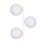 Luminária de chão DKD Home Decor 35 x 25 x 167 cm Cristal Metal Branco 220 V 50 W de DKD Home Decor, Candeeiros de pé - Ref: ...