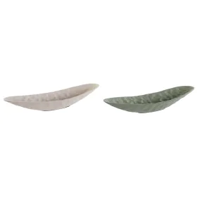 Centre de Table DKD Home Decor Blanc Vert Urbaine 59 x 17 x 11 cm (2 Unités) de DKD Home Decor, Objets de décoration - Réf : ...