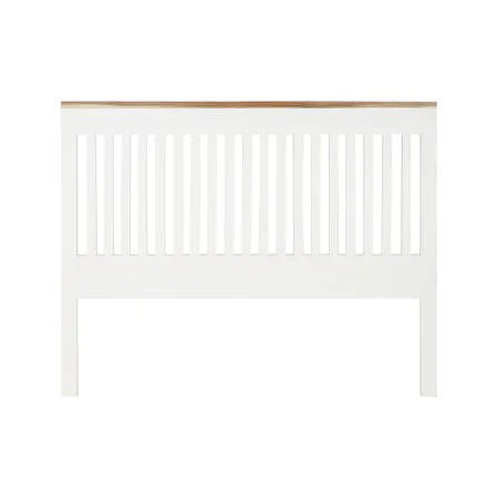 Headboard DKD Home Decor White Brown Acacia Mango wood 165 x 3 x 135 cm by DKD Home Decor, Beds, structures and bases - Ref: ...