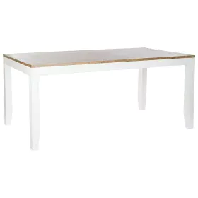 Table de Salle à Manger DKD Home Decor Blanc Marron Bois d'acacia Bois de manguier 200 x 100 x 80 cm de DKD Home Decor, Table...