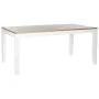 Mesa de Jantar DKD Home Decor Branco Castanho Acácia Madeira de mangueira 200 x 100 x 80 cm de DKD Home Decor, Jogos de móvei...