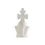 Figura Decorativa DKD Home Decor Blanco Marrón Negro Fichas de Ajedrez Loft 12 x 12 x 48 cm (2 Unidades) de DKD Home Decor, A...