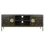 TV-Möbel DKD Home Decor 140 x 40 x 55 cm Schwarz Metall Akazienholz von DKD Home Decor, TV-Ständer und -Tische - Ref: S305266...