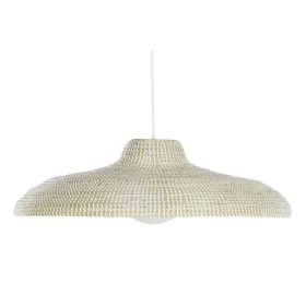 Lampadario DKD Home Decor Bianco Naturale Marrone Chiaro Cristallo 50 W 70 x 70 x 20 cm di DKD Home Decor, Plafoniere - Rif: ...