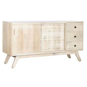 Buffet DKD Home Decor Blanc Naturel Bois de manguier 145 x 42 x 75 cm de DKD Home Decor, Buffets, crédences et vaisseliers - ...