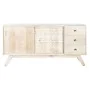 Aparador DKD Home Decor Branco Natural Madeira de mangueira 145 x 42 x 75 cm de DKD Home Decor, Armários e aparadores - Ref: ...