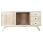 Buffet DKD Home Decor Blanc Naturel Bois de manguier 145 x 42 x 75 cm de DKD Home Decor, Buffets, crédences et vaisseliers - ...