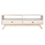 TV furniture DKD Home Decor White Natural Mango wood 130 x 40 x 45 cm by DKD Home Decor, TV tables and stands - Ref: S3052690...