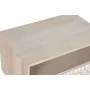 Mesa de Cabeceira DKD Home Decor Branco Natural Madeira de mangueira 55 x 35 x 45 cm de DKD Home Decor, Mesinhas de cabeceira...