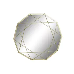 Wall mirror DKD Home Decor 50 x 5 x 52 cm Crystal Golden Iron by DKD Home Decor, Wall-Mounted Mirrors - Ref: S3052698, Price:...